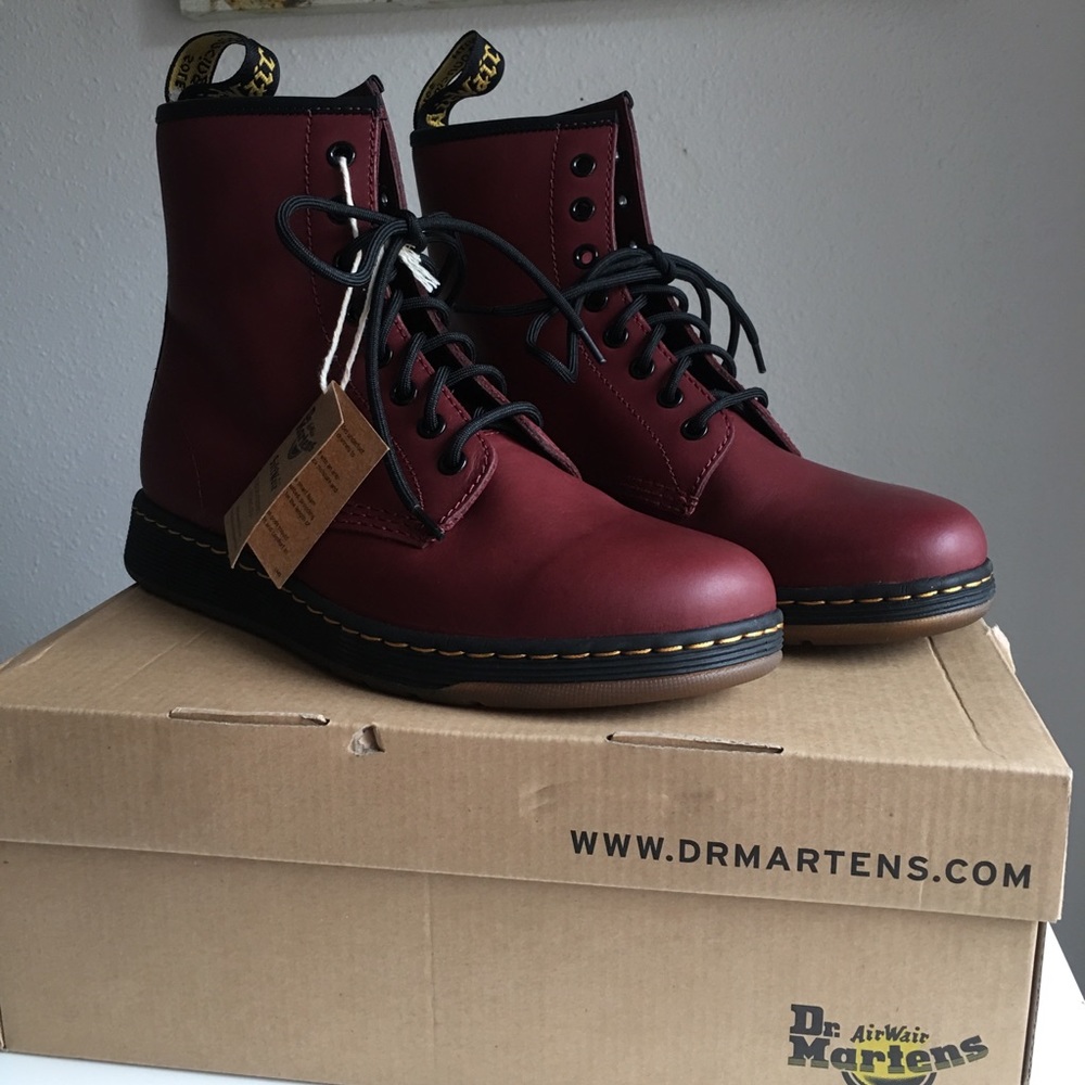 Dr. Martens Boots Size 9 Cherry Red
